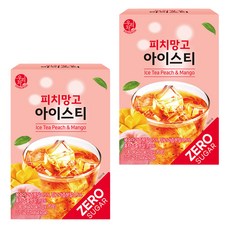 우리차 피치망고 아이스티 분말, 5g, 20개입, 2개