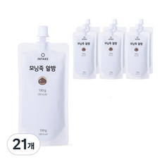 인테이크 모닝죽 알밤 즉석죽, 130g, 21개