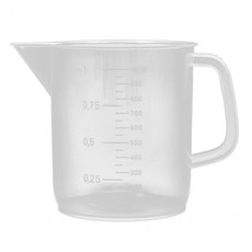 Kartell PP 핸들비커 KA.1157, 1000ml, 1개