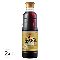 샘표 국산콩 양조간장, 500ml, 2개