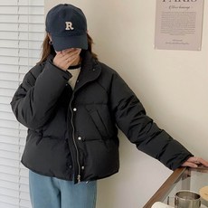 앤드스타일 여성 숏 퀼팅 캐주얼 패딩 점퍼_2617201