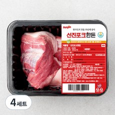 선진포크한돈 미박 뒷사태 수육용 600g + 분말스프 세트 (냉장), 4세트