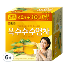 담터 옥수수 수염차, 1.5g, 50개입, 6개