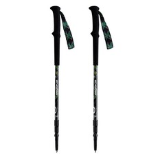 Eco Rova Sierra 3 步超輕登山手杖 2 件 + 套組, 綠色