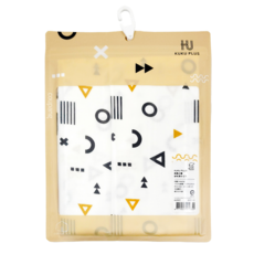KU.KU Duckbill 酷咕鴨 KUKU PLUS 紗布澡巾2入, 100%純棉, 30 x 48 公分, 純真之瞳, 1包