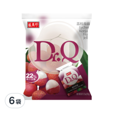 盛香珍 Dr.Q荔枝蒟蒻, 265g, 6袋