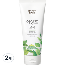 해피바스 어성초 모공 클렌징폼, 200g, 2개