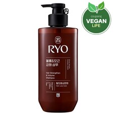 려 흑운 볼륨&모근강화 샴푸 탈모증상완화 우디머스크향, 480ml, 1개