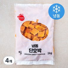 마당발 단호박 (냉동), 1kg, 4개