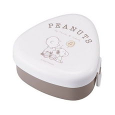 OSK Snoopy 三角飯糰壓模盒, 290ML, 尺寸10.9X10.6X5.6CM, 日本原產地, 1個