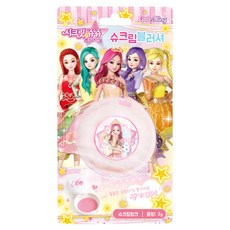 Little Bling 魔法俏公主系列 月亮女神腮紅, 不用擔心飛粉的乳霜質地, 3種營養和保濕成分，深層保護脆弱肌膚, 韓國製造, 奶油泡芙粉, 1個