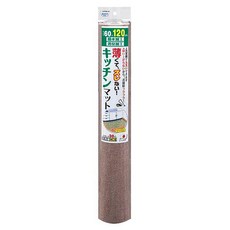 SANKO 日本製防水止滑廚房地墊 60x120cm 咖啡色, 120 x 60cm, 1個