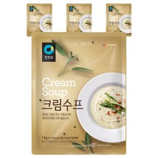 청정원 크림 스프, 1kg, 4개