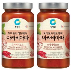 청정원 아라비아따 스파게티 소스, 600g, 2개 2개, 600g