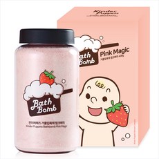 Kinder Puppets Pink Magic泡泡入浴劑 草莓香, 400g, 1罐