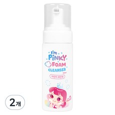 핑크공주 아임핑키 키즈 페이셜 폼 클렌저 산뜻한향, 150ml, 2개