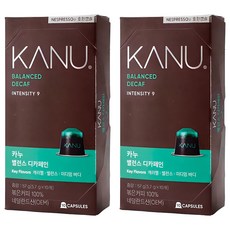 카누 밸런스 디카페인 네스프레소 호환 캡슐 커피, 5.7g, 10개입, 2개 5.7g, 10개입, 2개