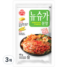 오뚜기 뉴슈가분말, 60g, 3개