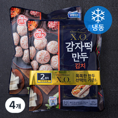 감자김치만두 오뚜기 XO 감자떡만두 김치 (냉동) 320g 4개