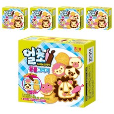 HAITAI 海太 DIY巧克力風味餅乾 動物造型系列, 單品, 5盒