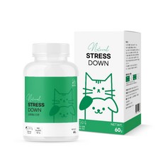 멍냥이랑 반려동물 영양제, 스트레스 다운, 60g, 1개