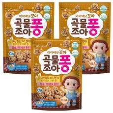 아이배냇 꼬마곡물조아퐁 과자, 곡물맛, 30g, 3개 곡물맛, 3개