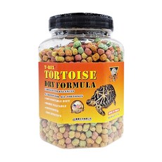 T-Rex Pet 陸龜專用彩色飼料, 乾燥配方, 全面均衡營養, 170g, 1罐