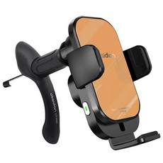 옵시디언 차량용 휴대폰 무선충전거치대 묶음패키지 CT-W16+CT-H46, 카멜
