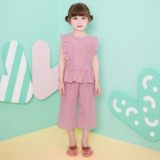 여아용 카일리지 지미 팬츠 상하복