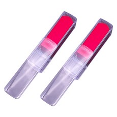 公司印章硬盒 4 號, 透明, 2個