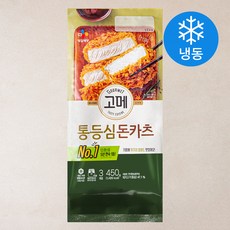 고메 통등심 돈카츠 (냉동), 450g, 1개 - 위드잇쌀돈까스