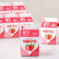 서울우유 딸기, 300ml, 8개