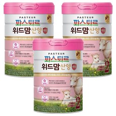 파스퇴르 위드맘 산양 제왕 분유 2단계, 750g, 3개