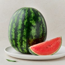 아침의뜰 미니 크림슨 수박, 2.5kg 미만, 1개