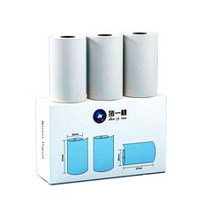 peripage 愛立熊 打印機專用不可貼記錄紙捲 3捲 Set, 尺寸: 57x30mm, 長度: 7米, 防水防油防摩擦, 10年留影, 不含雙酚A, 57 x 30mm, 1盒
