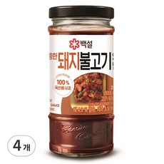 백설 매콤한 돼지 불고기 양념, 290g, 4개