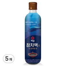 백설 참치액 진 더 풍부한맛, 900g, 5개