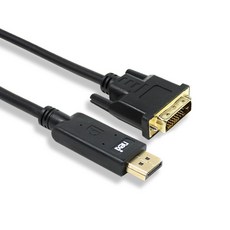 넥시 DP to DVI 변환케이블 디스플레이포트 NX214-3, DP TO DVI 케이블 1.8M - dvixplayer