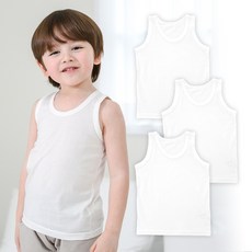 보누맘 남아용 순면 백물 런닝 3p 누맘 남아용 순면 백물 런닝 3p