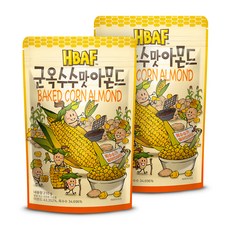 HBAF 군옥수수맛 아몬드, 210g, 2개