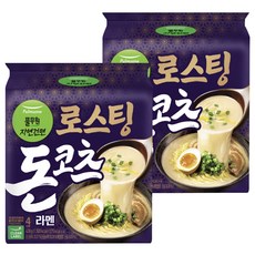 풀무원 로스팅 돈코츠 라멘 109.5g, 8개