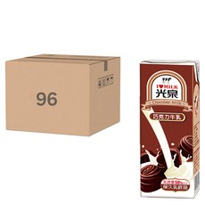 光泉 巧克力牛乳, 24入, 乳含量50%以上, 保久乳飲品, 200ml, 96入