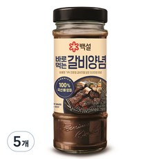 백설 갈비양념, 5개, 480g