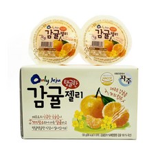 제주 탱글한 감귤 젤리 푸딩 8개입, 1040g, 1개