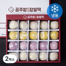 공주밤앙금찹쌀떡 60g x 20개입 (냉동), 1200g, 2박스