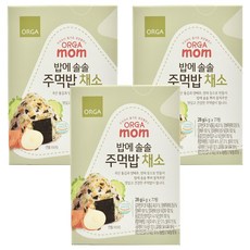 올가홀푸드 밥에 솔솔 주먹밥 4g, 채소, 28g, 3개