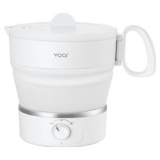 보아르 폴더블 휴대용 접이식 프리볼트 여행용 전기포트, VPEP-004WH