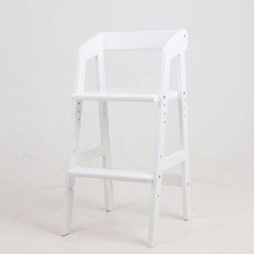 Hoo 원목 어린이 식탁 의자 하얀색