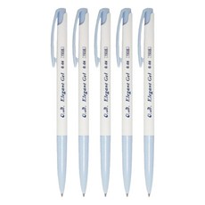 O.B. 歐布德 Elegant Gel 自動中性筆 0.48mm, 藍, 5支
