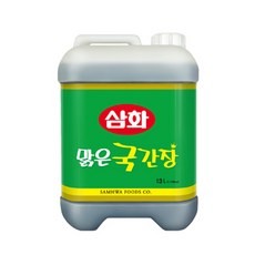 삼화 맑은국간장, 13L, 1개